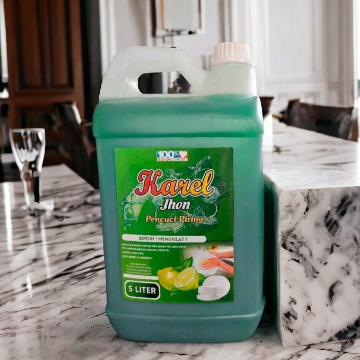 Sabun Cuci piring Jrigen 5 LITER Wangi Jeruk Nipis Busa Melimpah
