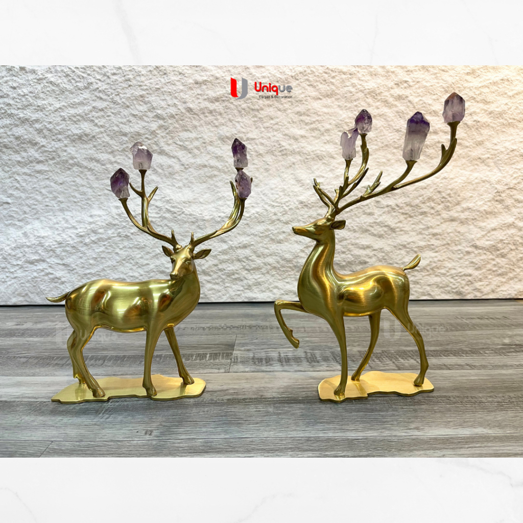 Pajangan Rumah Estetik Mewah / Pajangan Hiasan Rumah Rusa Kristal