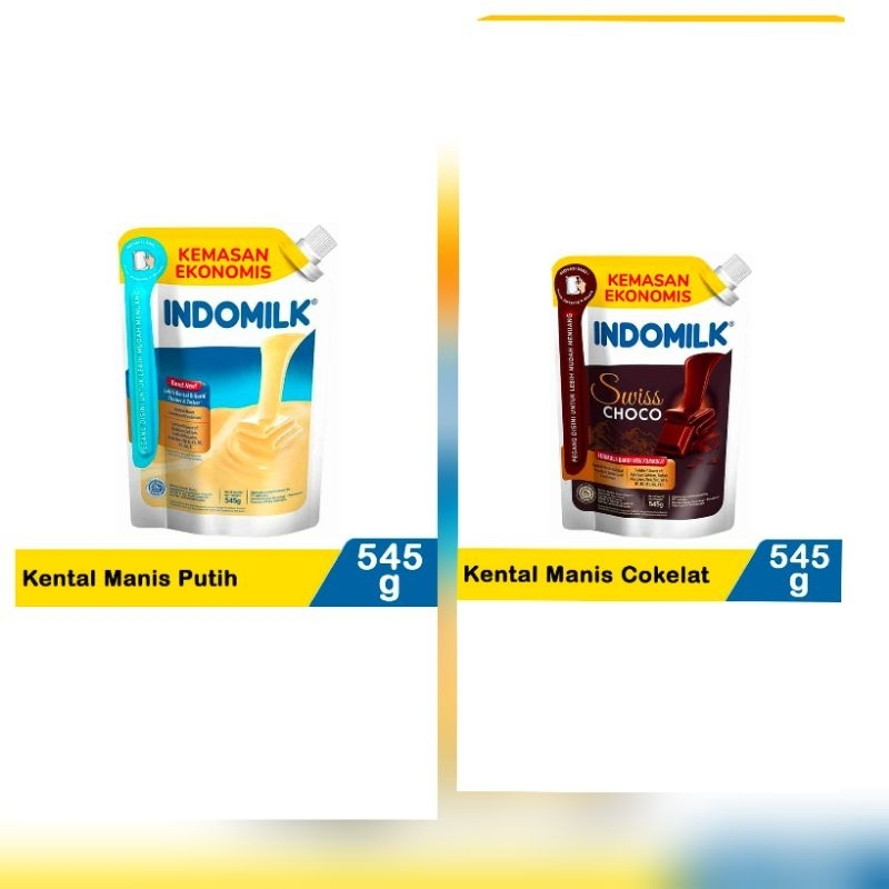 

Susu frisian flag pouch Indomil susu kental manis kemasan Pouch 545g