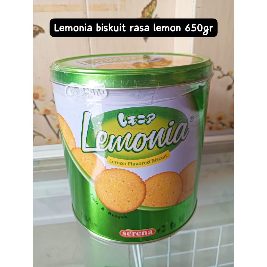 

Roti Kaleng Lemonia Biskuit rasa Lemon 650gr, Ready Stock Jogja