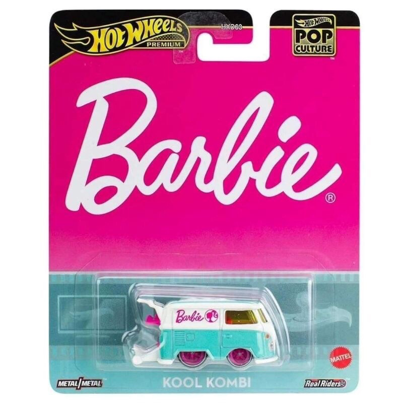 Hot Wheels Premium Pop Culture Barbie Kool Kombi Japan Card HXD96 KOOL KOMBI BARBIE