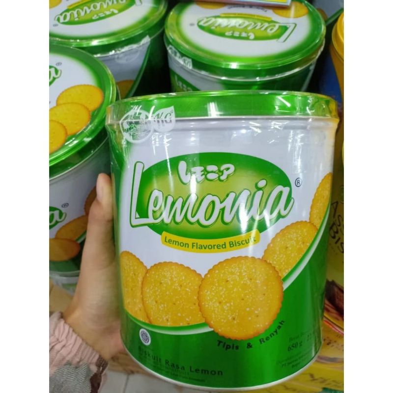 BISKUIT LEMONIA KALENG MURAH