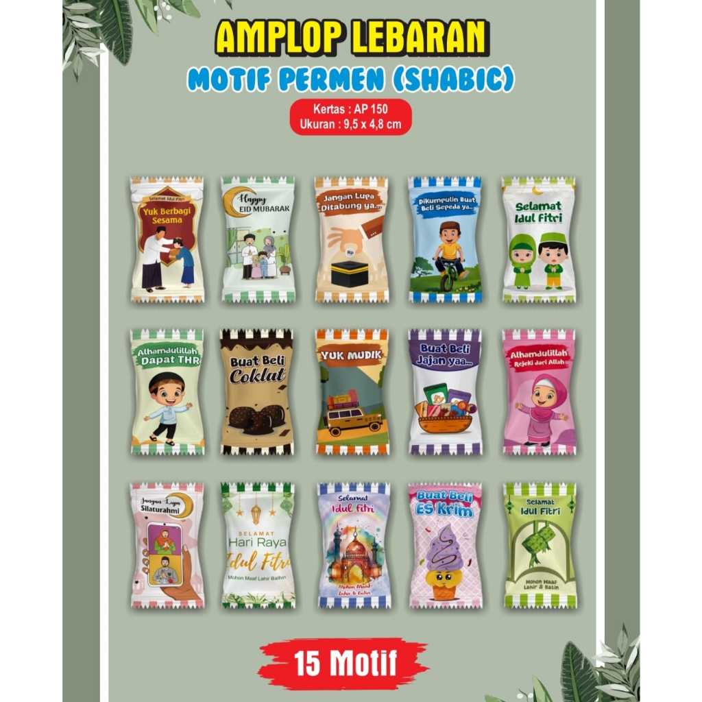 

AMPLOP LEBARAN PERMEN