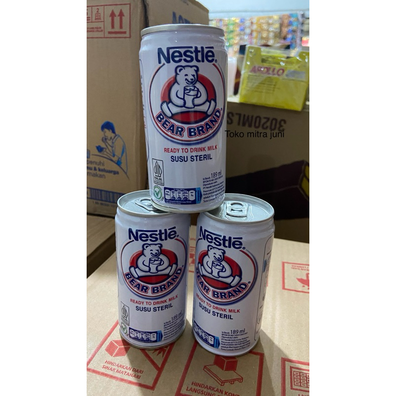 

bear brand susu kaleng beruang 189 ml