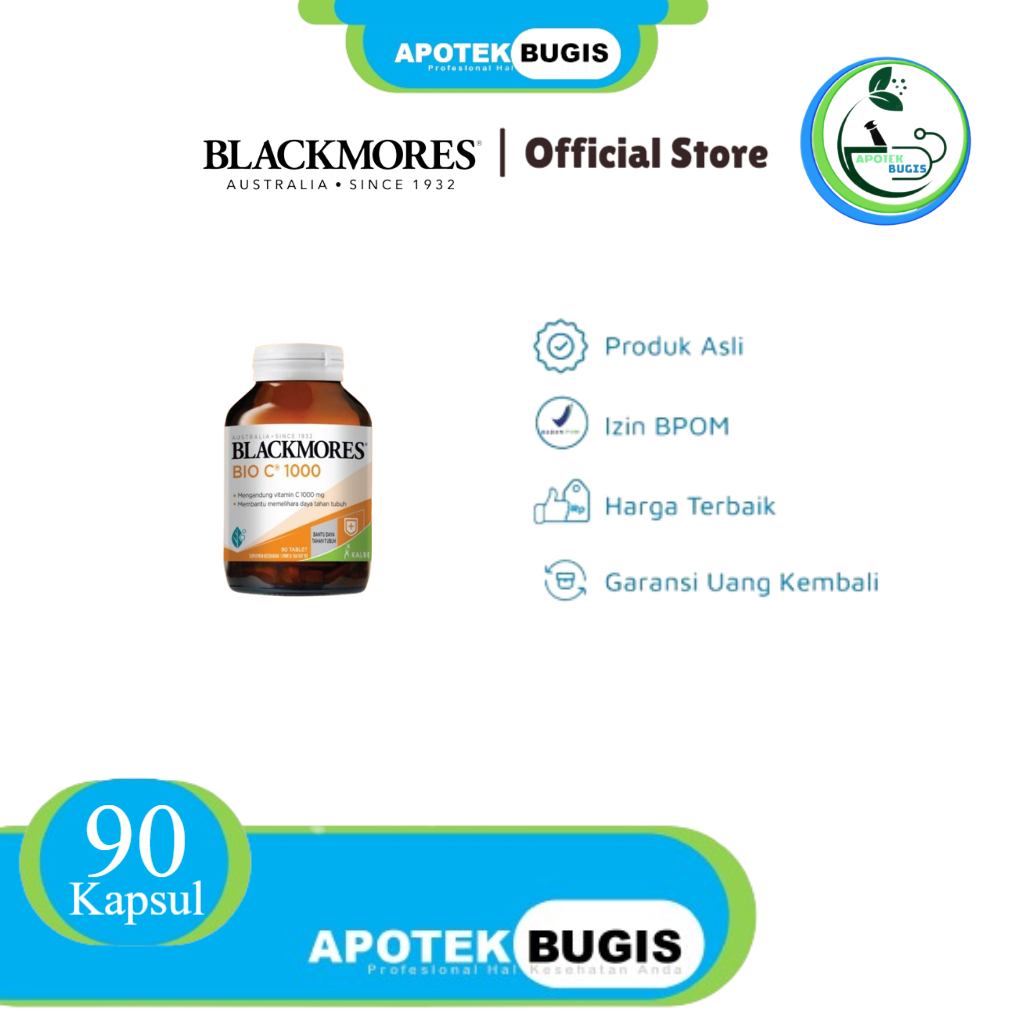 Blackmores Bio C 1000mg 90 Tablets - Vitamin suplemen Vit C