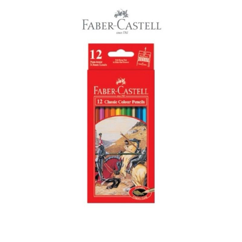 

Pensil Warna Faber-Castell 12 Classic Colour Pencils Faber Castell Pensil Warna Classic 12 Panjang