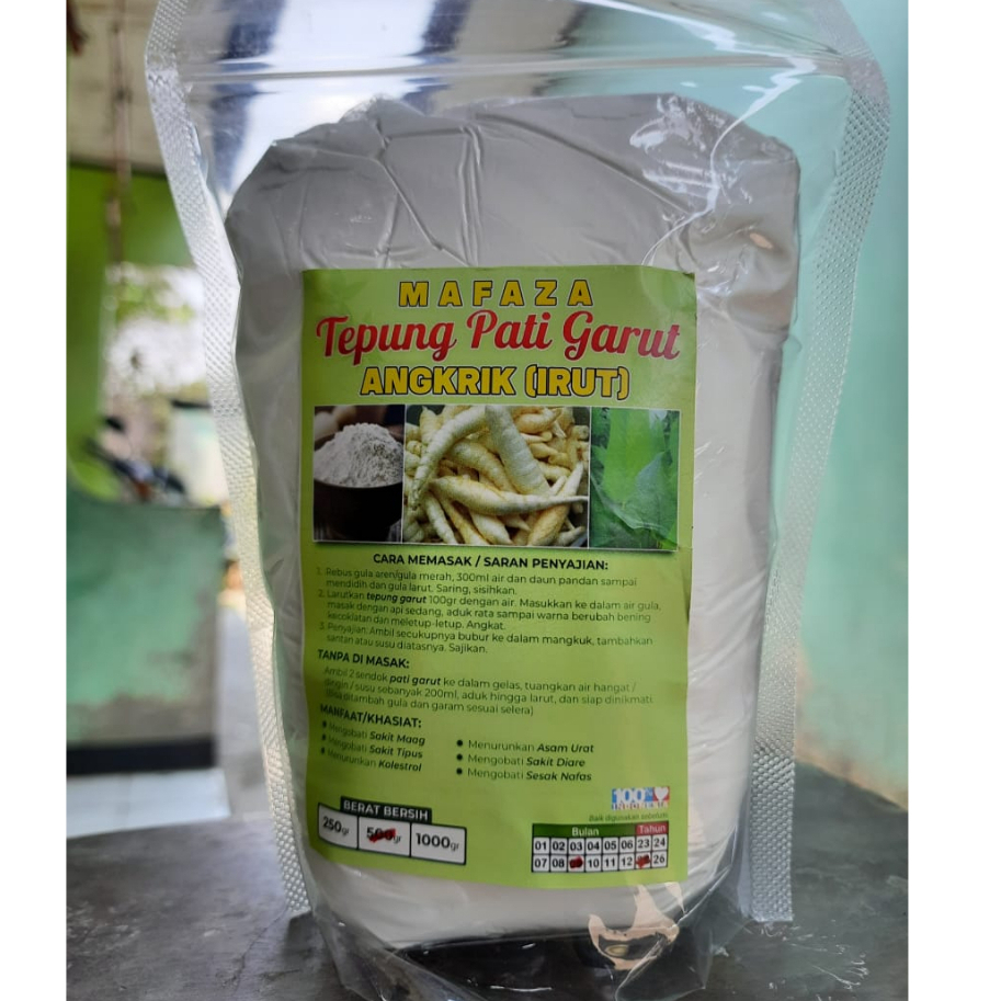 

TEPUNG PATI GARUT 500 GRAM ASLI OBAT SAKIT MAAG, NYERI LAMBUNG, DIARE, MENGATASI ASAM LAMBUNG