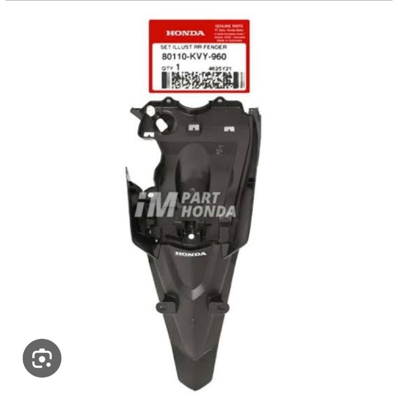 spakbor belakang beat karbu ori ahm