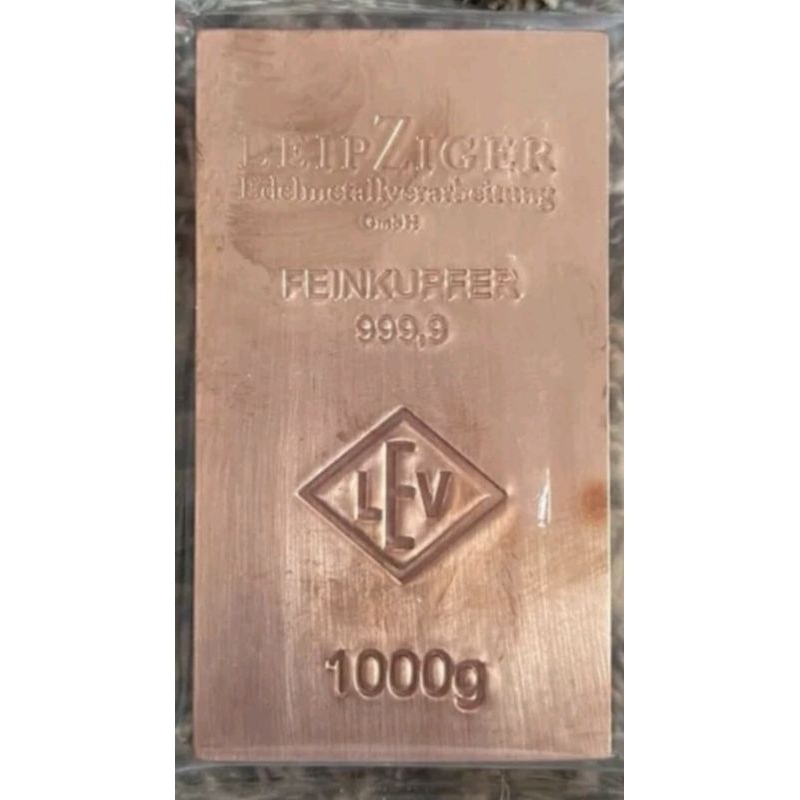 

LEV Copper Bar 1000gram , rare item