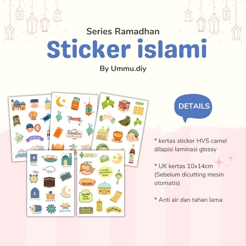 

STICKER ISLAMI Series Ramadhan/idul fitri