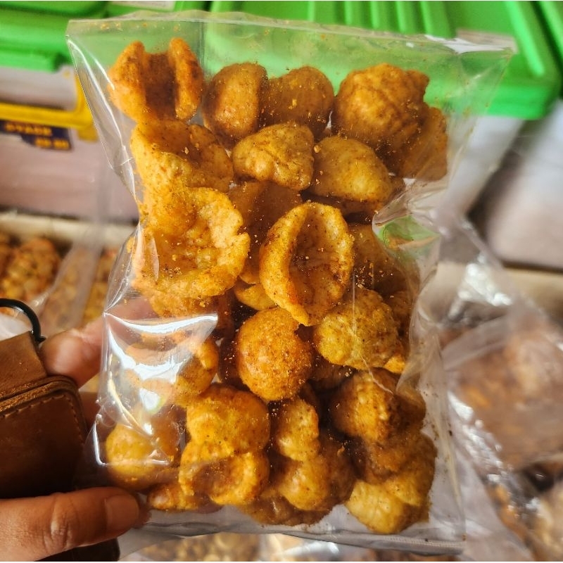 

Kerupuk Keong Pedas Khas Keripik Pojok Riki Mang Odod Bandung Cimahi