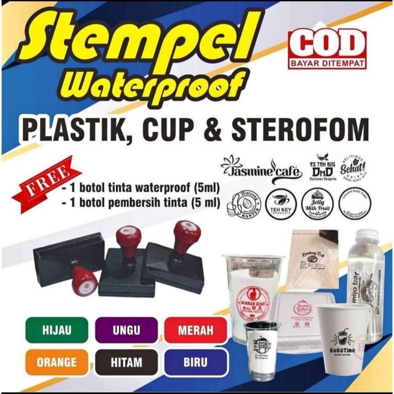 

Stempel Plastik Cup Minuman dan Stempel Plastik Kemasan Stempel Flash Otomatis Plastik Custom