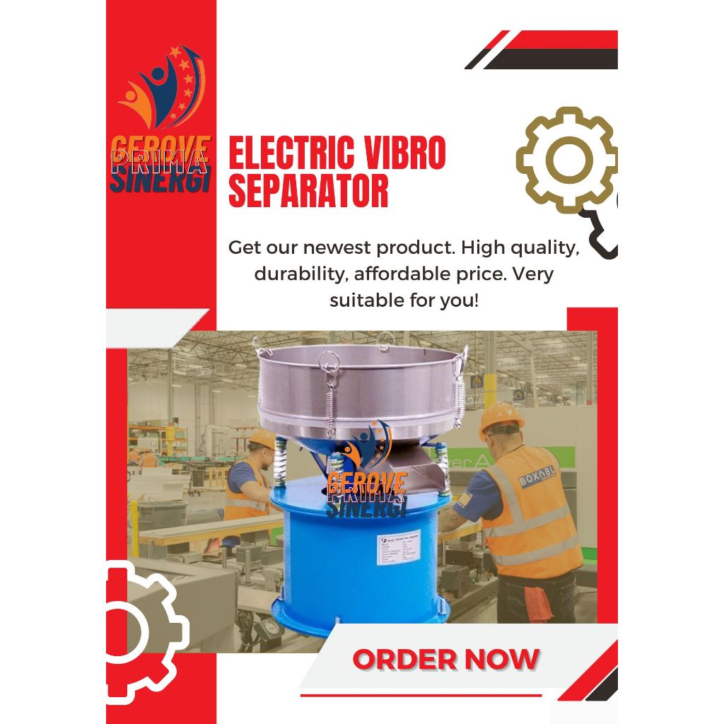 Electric Vibro Sparator - Mesin Ayakan Tepung - Mesin Pengayak Tepung