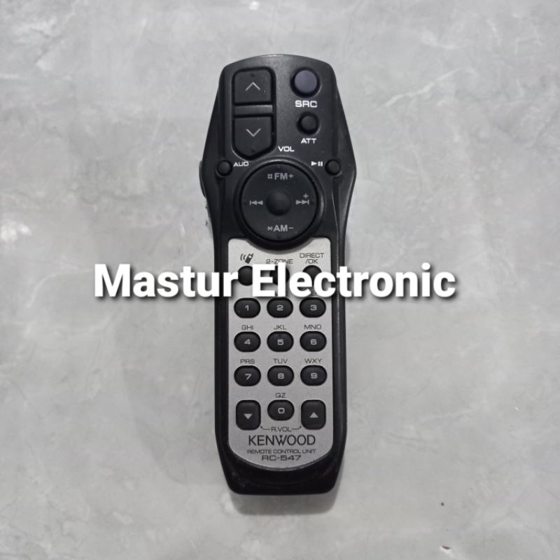 REMOTE REMOT DVD TAPE MOBIL KENWOOD RC-547 ORIGINAL ASLI
