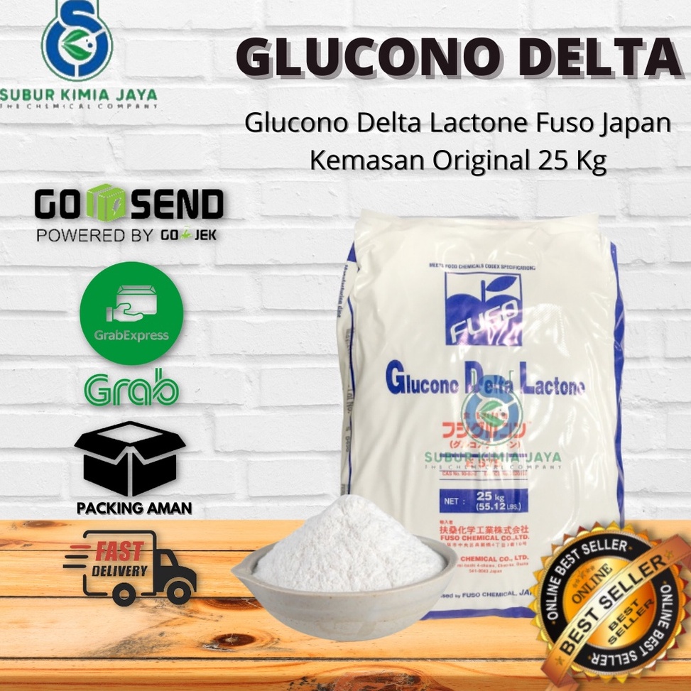 

XUO429 55 COD Glucono Delta Lactone GDL Fuso Japan Food Grade 25 KG KHUSUS KURIR INSTANT