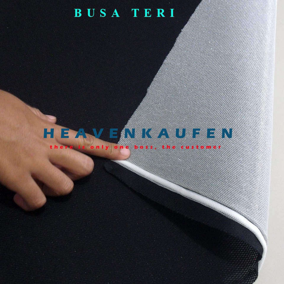 SXS164 Terbaru 33 Kain Busa Teri Meteran 1 m x 11 m