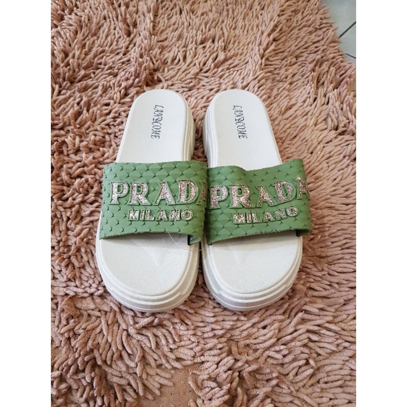 SANDAL WANITA SELOP PRADA TERBARU