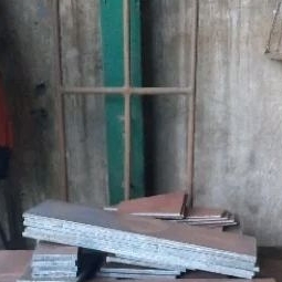 Besi plat kotak tebal 10mm 70mm x 500mm 1pcs
