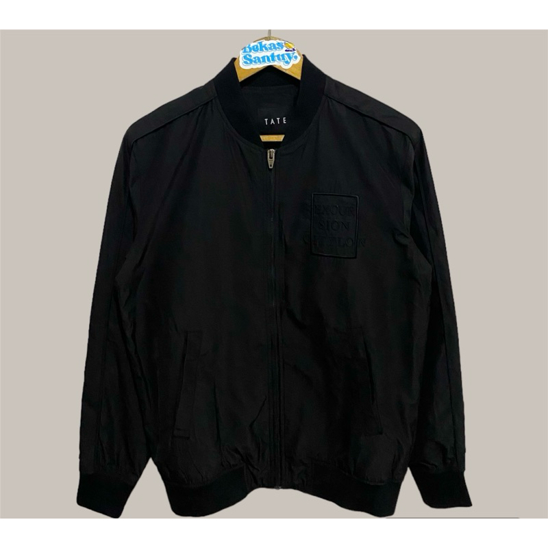 JACKET BOMBER TATE BORDIR LOGO ORIGINAL