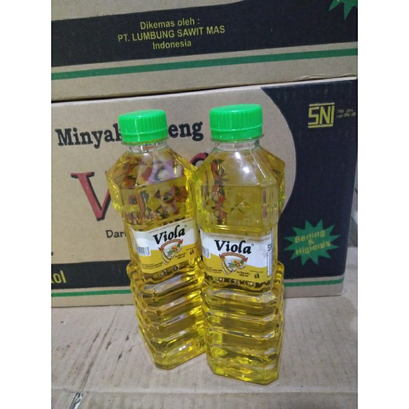 

Minyak goreng viola botol 500 ml