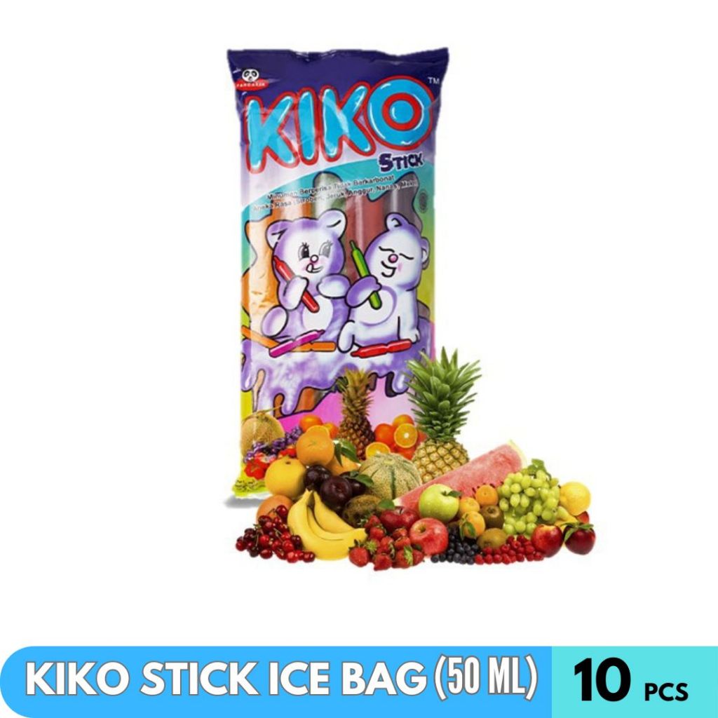 

Kiko Ice Stick Rasa Buah 50 ml x 10-Minuman Stik Rasa buah