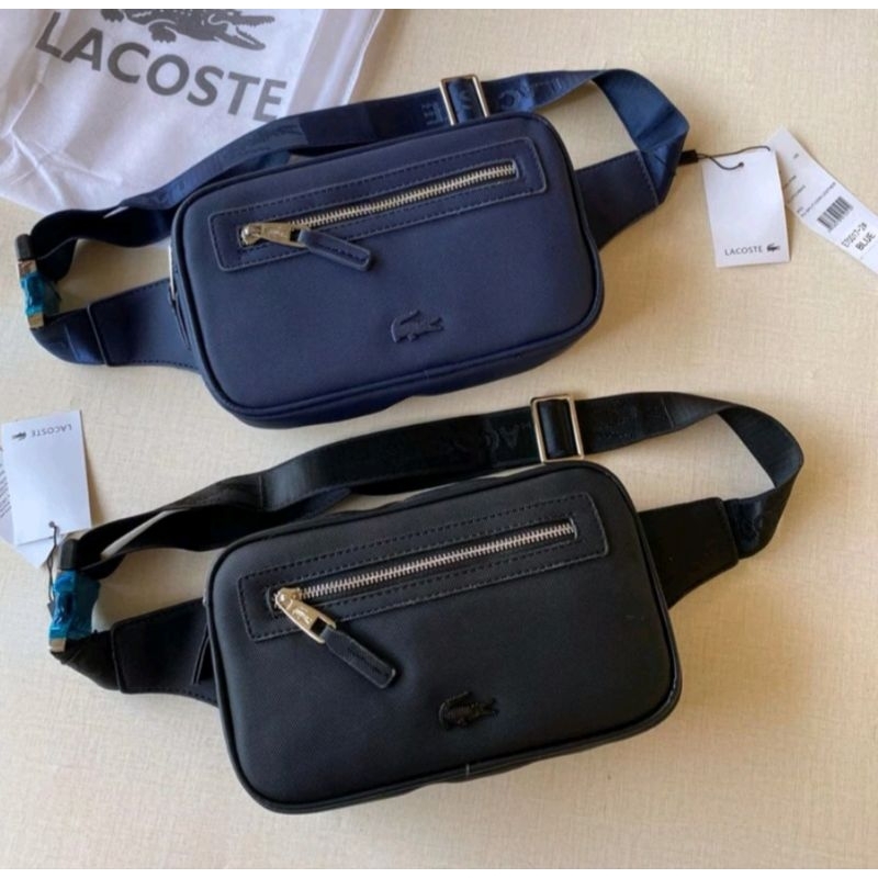 TAS LACOSTE NYLON WAISTBAG PRIA IMPORT MEN BELT BAG PREMIUM QUALITY