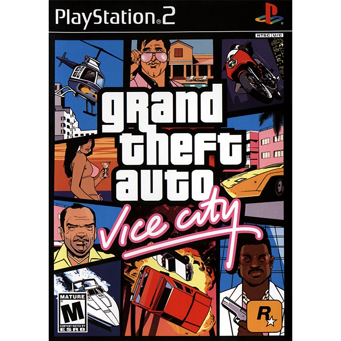 Kaset Playstation 2 - GTA Vice City