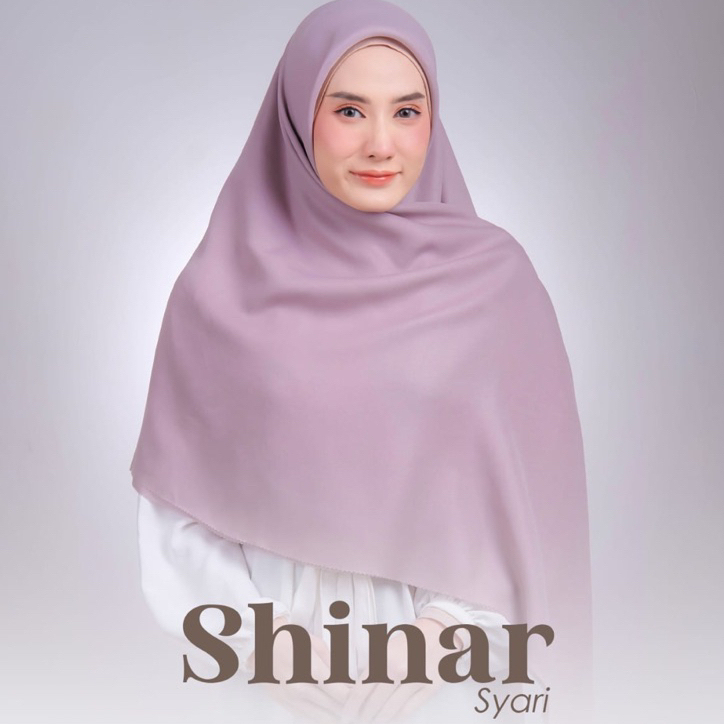 SYAR'I GLAMOUR JILBAB SEGIEMPAT LASERCUT  130 x 130 CM, SHINAR HIJAB