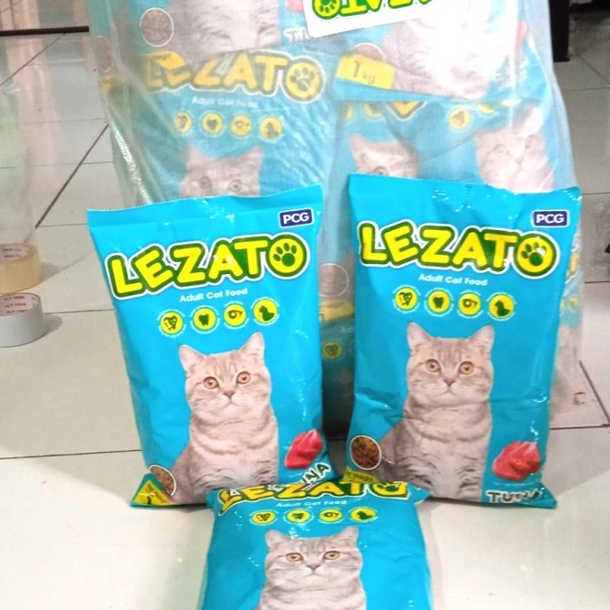 BLF747 DISKON Lezato 2kg Makanan Kucing Karungan Cat Food Dry