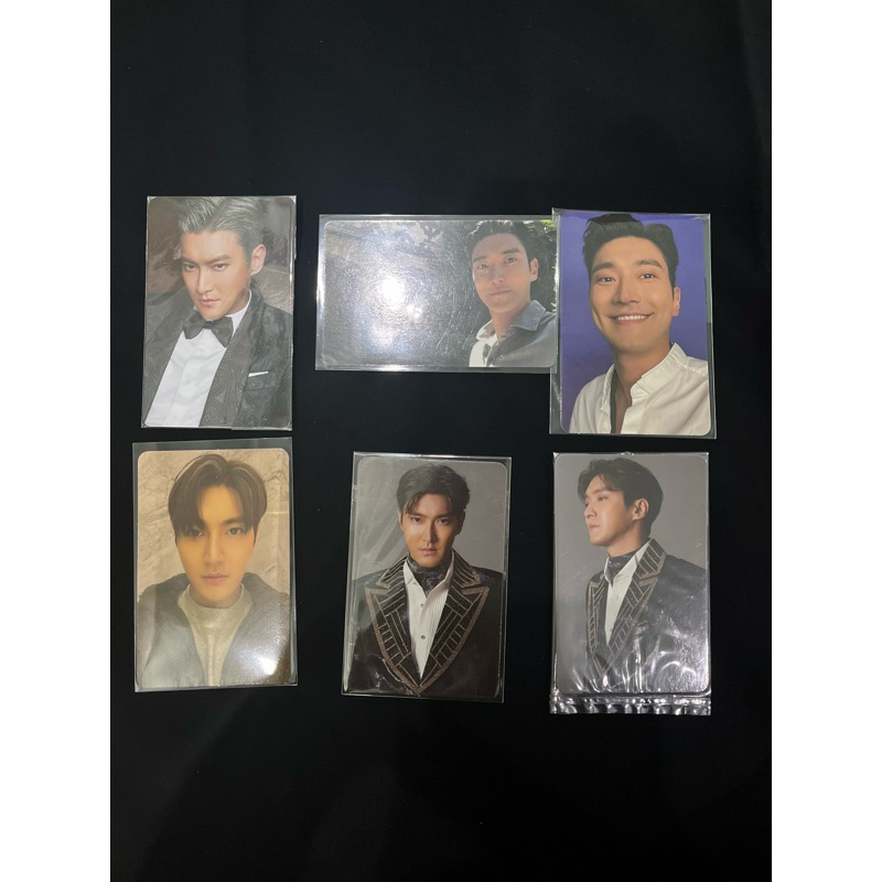 PHOTOCARDS PC OFFICIAL SUPER JUNIOR SUJU SJ SIWON