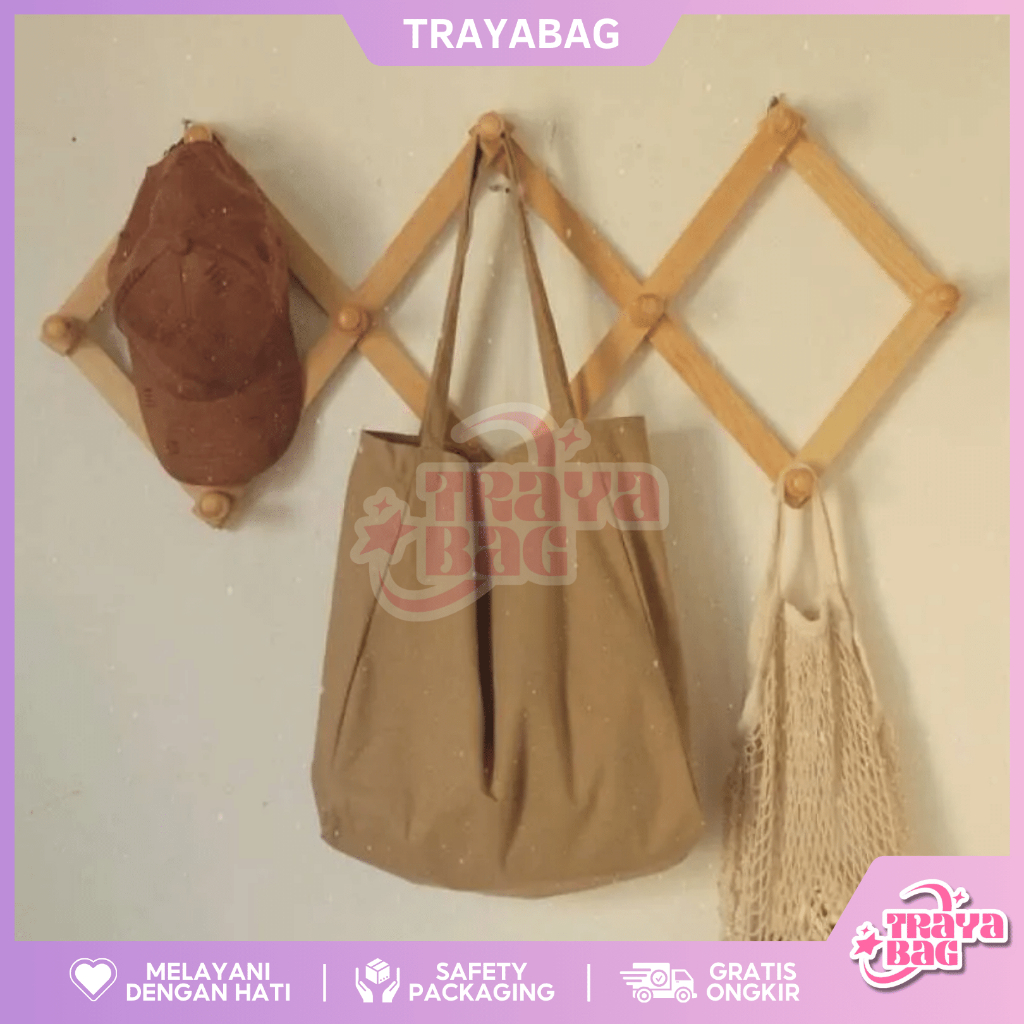 NUDIE BAG MAGNET KEREN TRAYA TOTEBAG MURAH CANVAS SUEDING TEBAL DAN LEMBUT