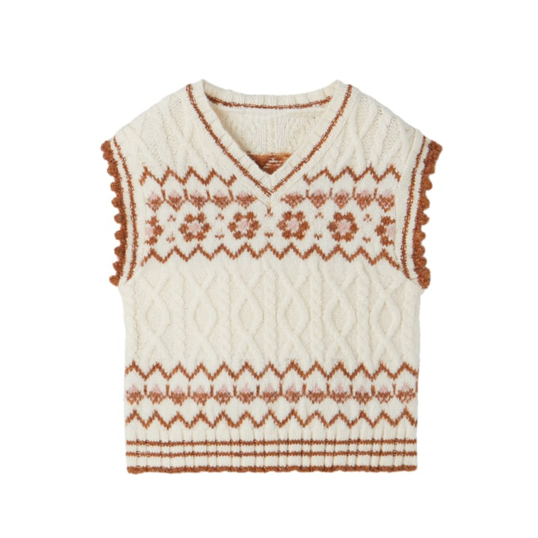 [ZRSP0005] Zara Kids Chaleco Punto Jacquard