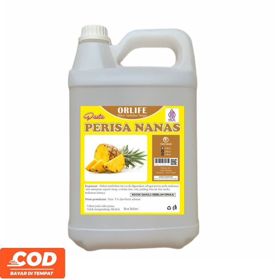 

HBM155 TERBARU Pasta Rasa Nanas 5 Kg Orlife