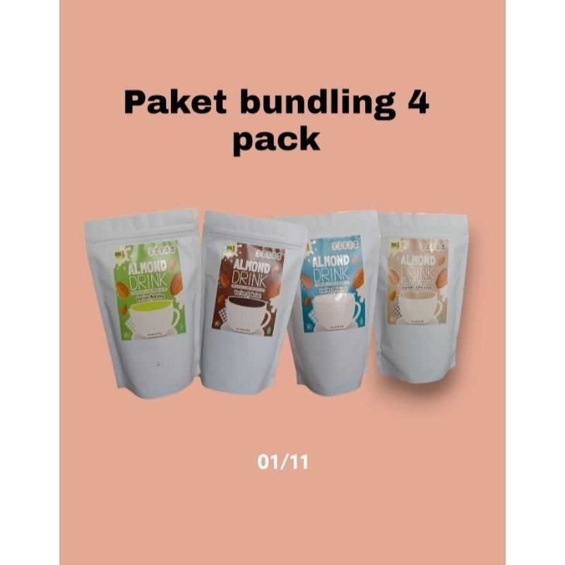 

Susu almond paket bundling 4 pack