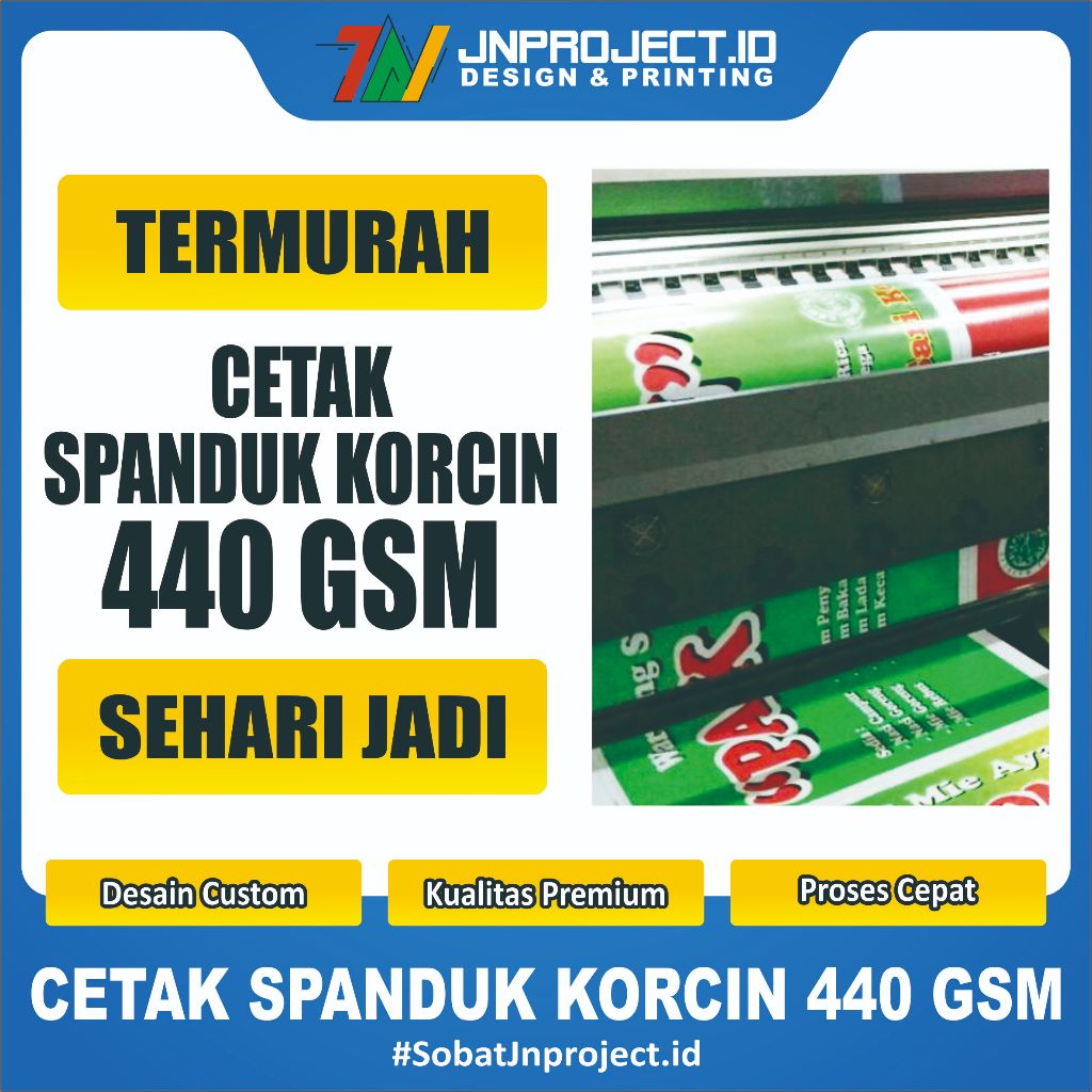 Spanduk Banner Korchin 440 gsm Custom