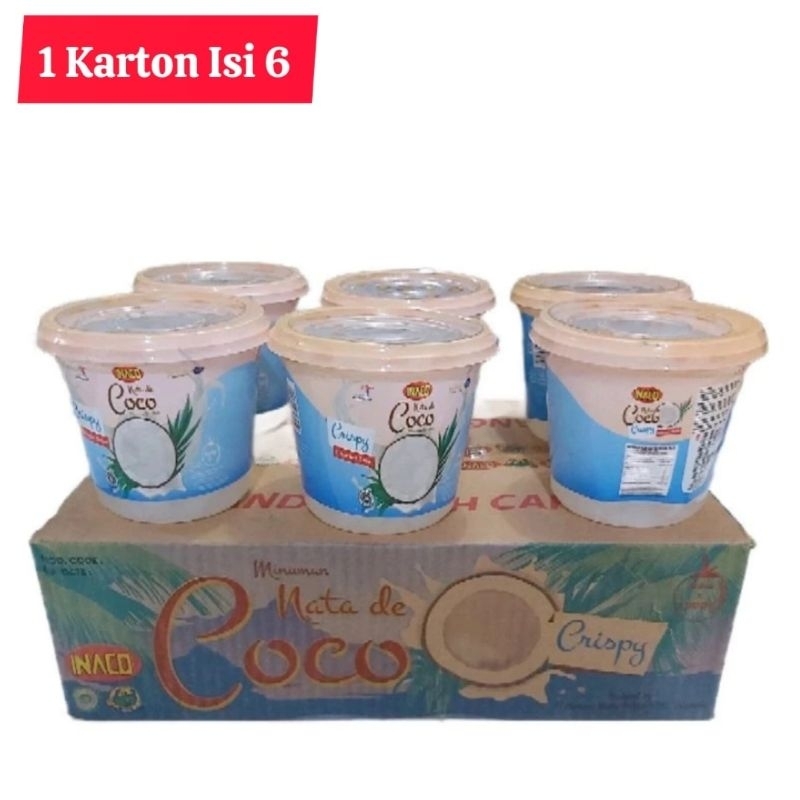 

Inaco Sekarton 6 Toples Nata De Coco Crispy Vanilla Puding Coconut Jeli
