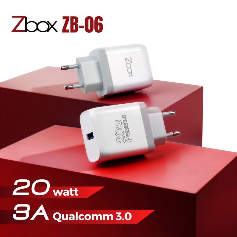 BATOK CHARGER ZBOX ZB-06 | | ADAPTOR CHARGER | TRAVEL ADAPTOR | ORIGINAL | TERLARIS