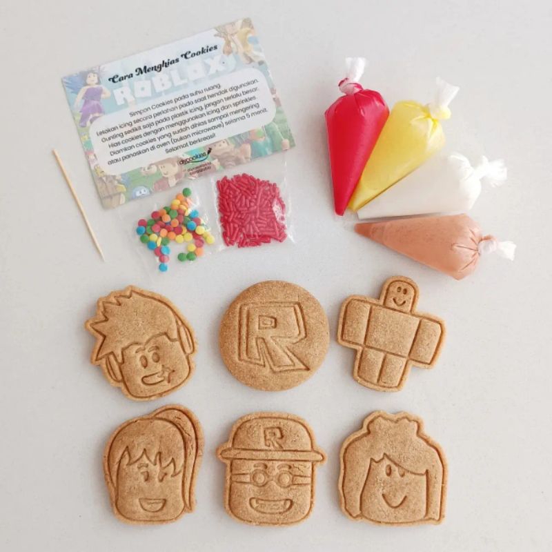 

Roblox DIY Cookies | Cookiesnya Roblox | Cake Roblox | Hampers Roblox | Mainan Roblox | Kado Roblox | Menghias Cookies Roblox | Decorate Cookies Roblox | Roblox