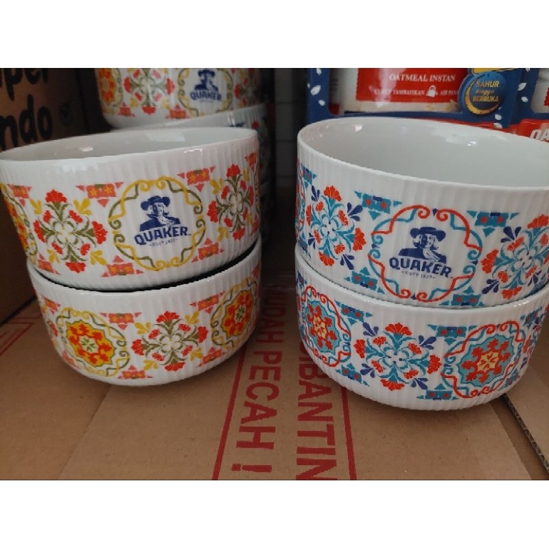 mangkok quaker oat mangkuk cantik quaker oat