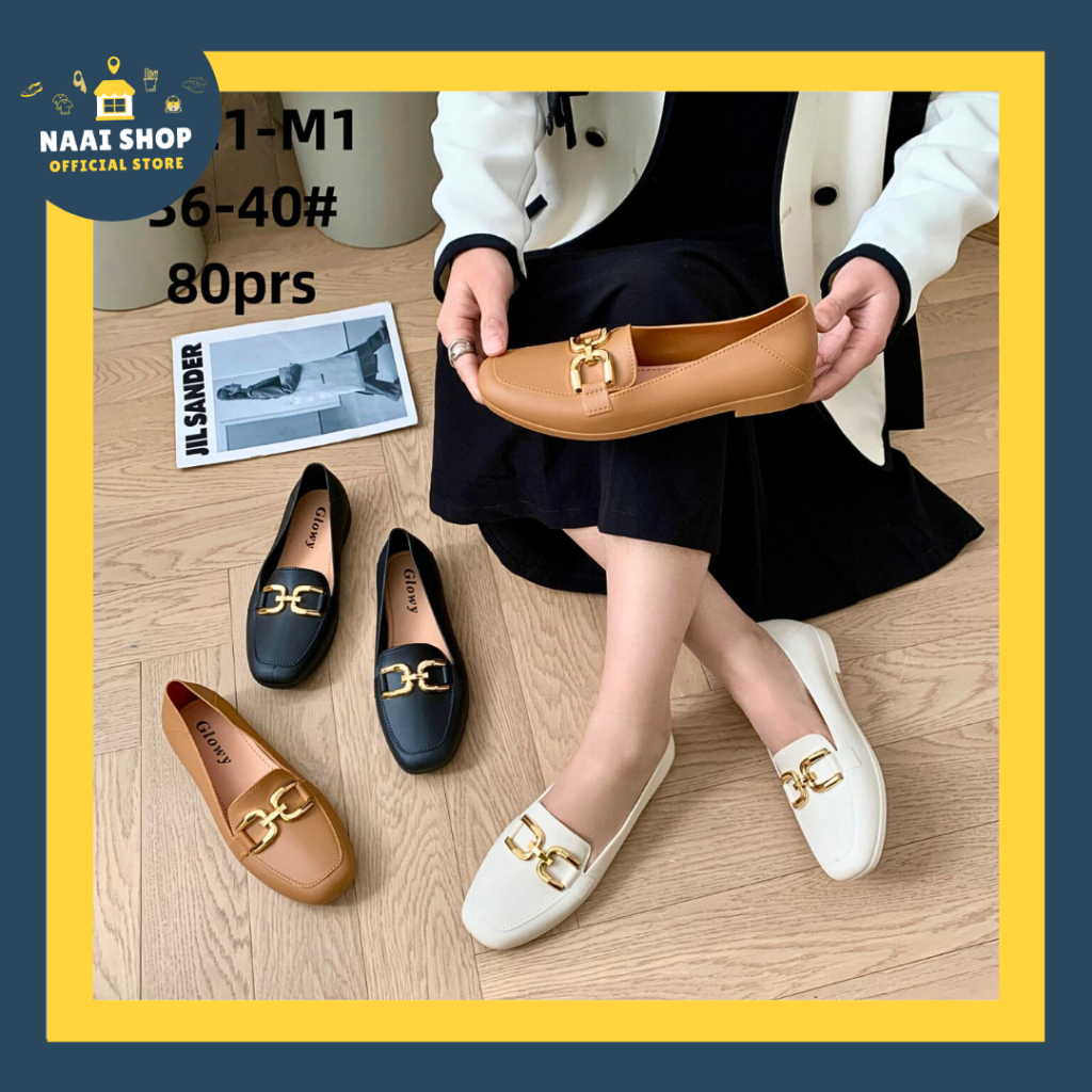 Sepatu Flat Wanita Korea Style Kekinian Size 36-40 Flatshoes Import Premium Mewah Pansus Hak Rendah 