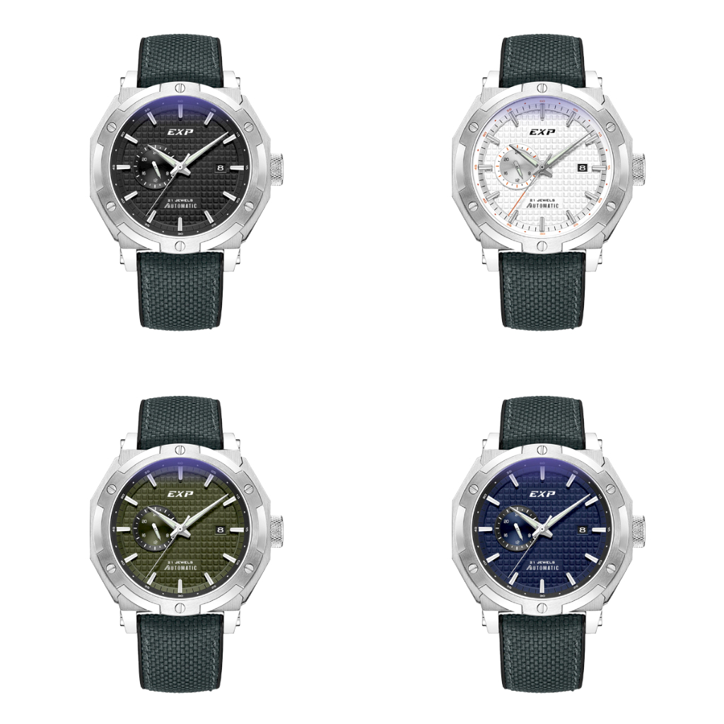 JAM TANGAN PRIA EXPEDITION EXP 6385 / E6385 AUTOMATIC ORIGINAL - TALI KANVAS