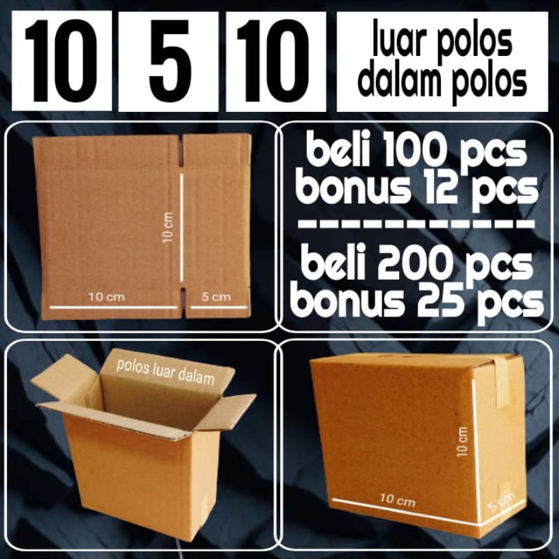 

Kardus kemasan ukuran 10x5x10