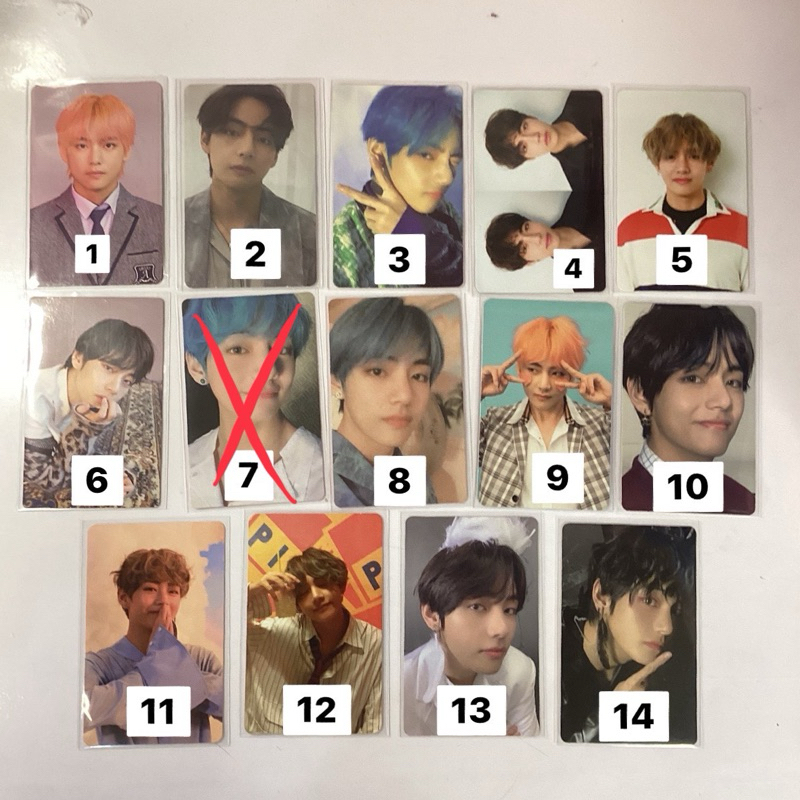 PHOTOCARD BTS TAEHYUNG OFFICIAL