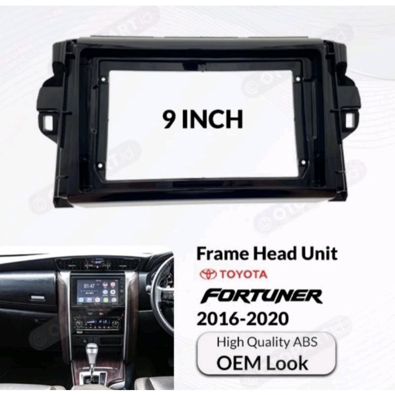 Frame Fortuner 9 Inchi 2016 - 2020 Frame Head Unit FORTUNER