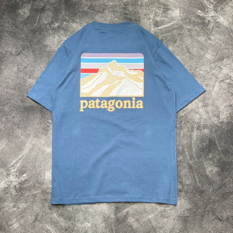 Kaos Pria Patagonia Full Tag Wos Original Cotton Combed 24s T shirt Patagonia