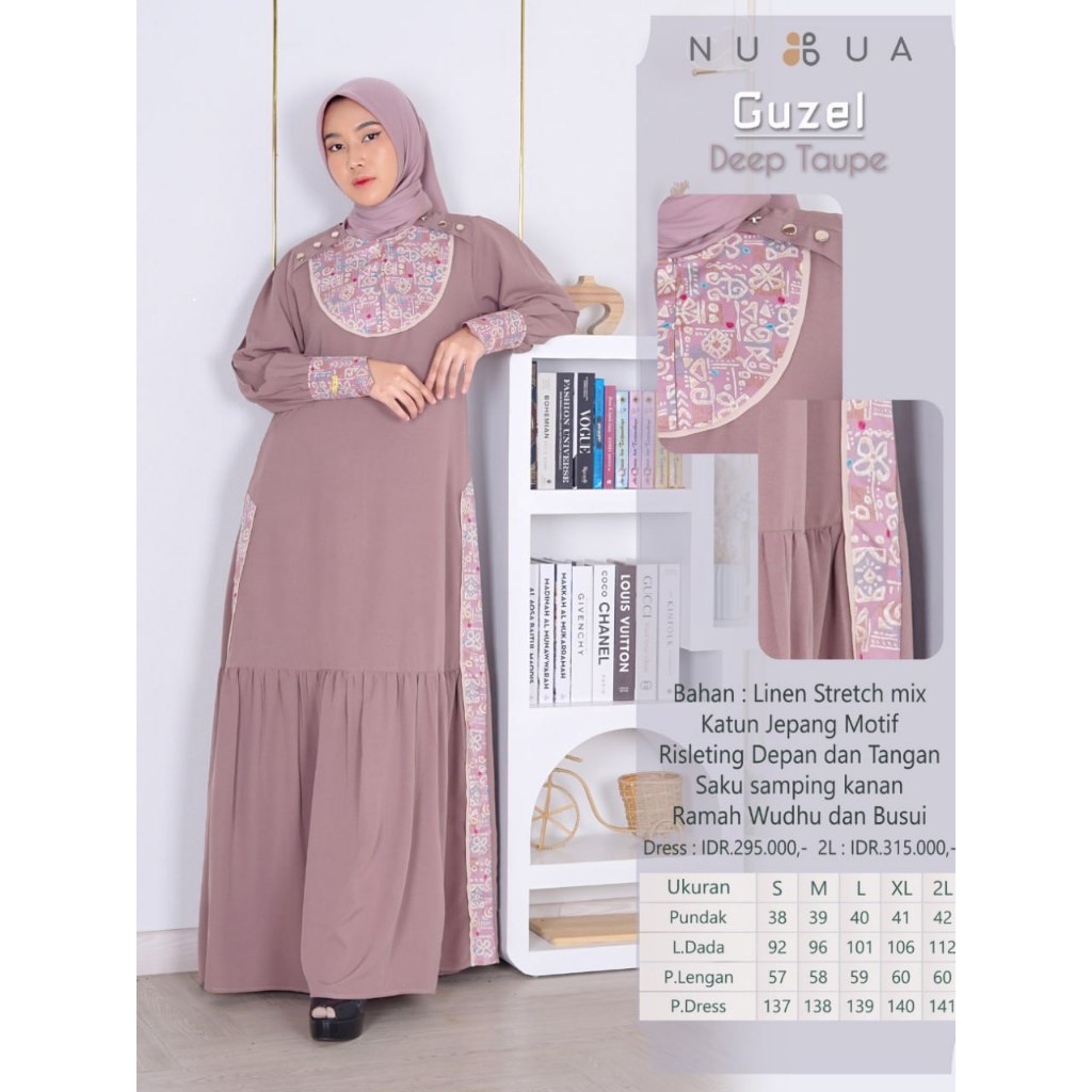 Gamis Fashion Muslim Wanita / GUZEL Dress by NUBUA