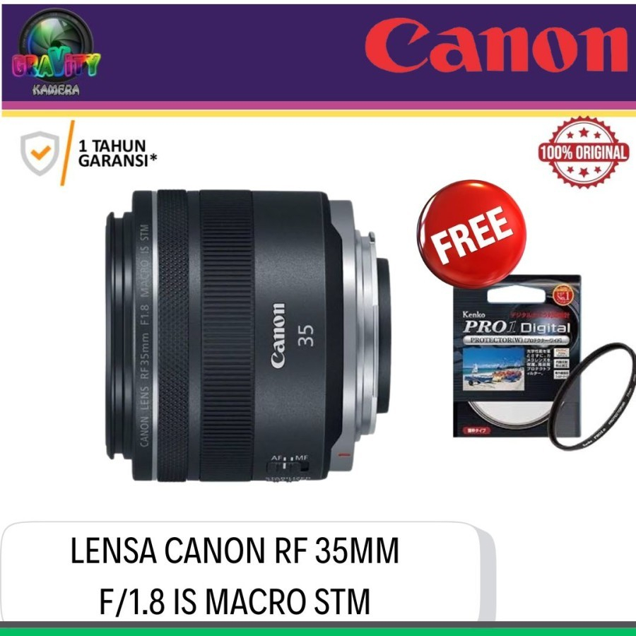 LENSA CANON RF 35MM F1.8 IS MACRO STM / CANON RF 35MM F1.8