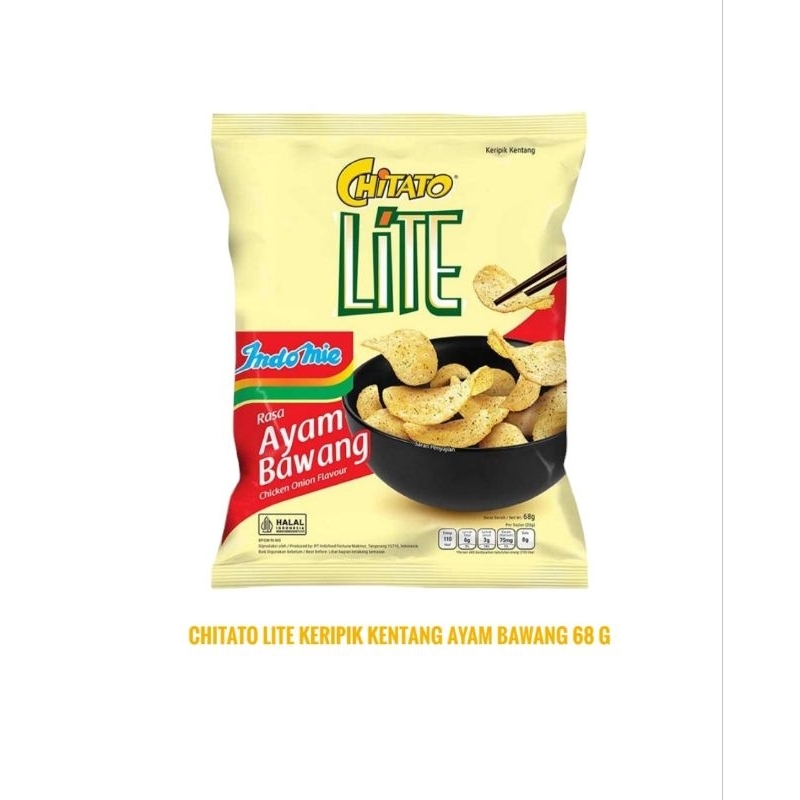 

CHITATO Lite Keripik Kentang Ayam Bawang 68 g