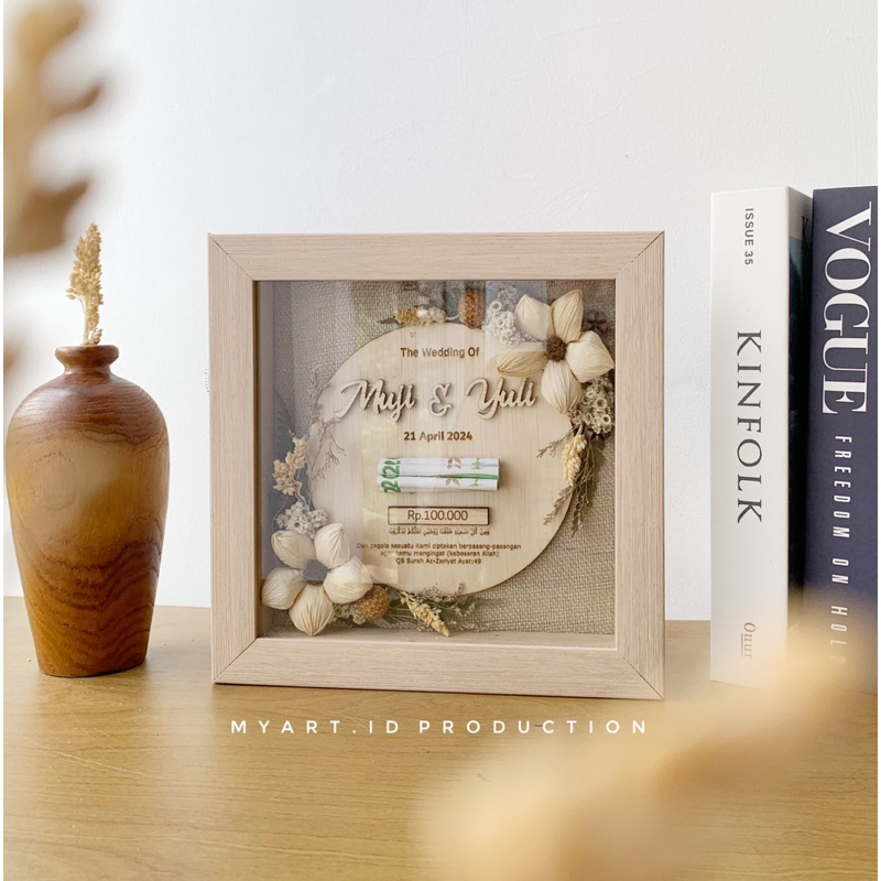 Mahar Pernikahan Rustic Mahar Nikah Bingkai