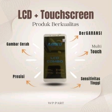 Lcd + Touchscreen Oppo A83 White (Garansi Lem)